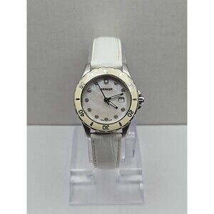 Wenger Swiss Made 7038X Ladies MOP Diamond Dial 100M Sapphire Quartz New Battery